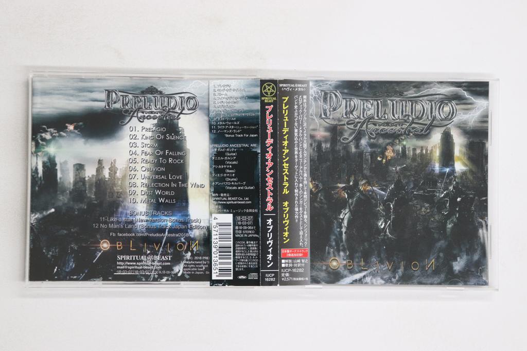CD PRELUDIO ANCESTRAL - Oblivion IUCP16282 SPIRITUAL BEAST 2018 Japan Obi Metal Used