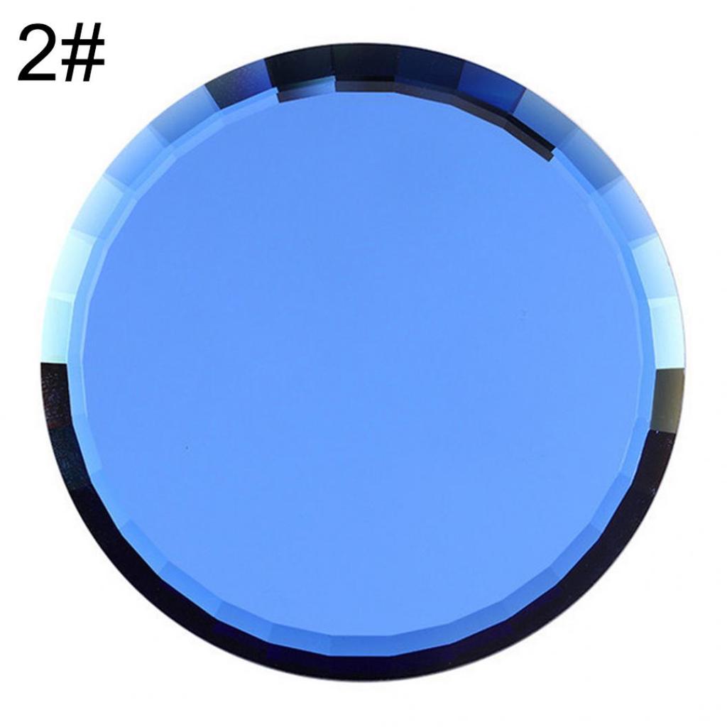 Mirror Glass Palette False Nail Tips Display