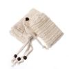 10pcs Exfoliating Soap Bag Natural Sisal Soap Saver Pouch Bag for Shower Reusable Bath Soap Bags with Drawstring Bubble