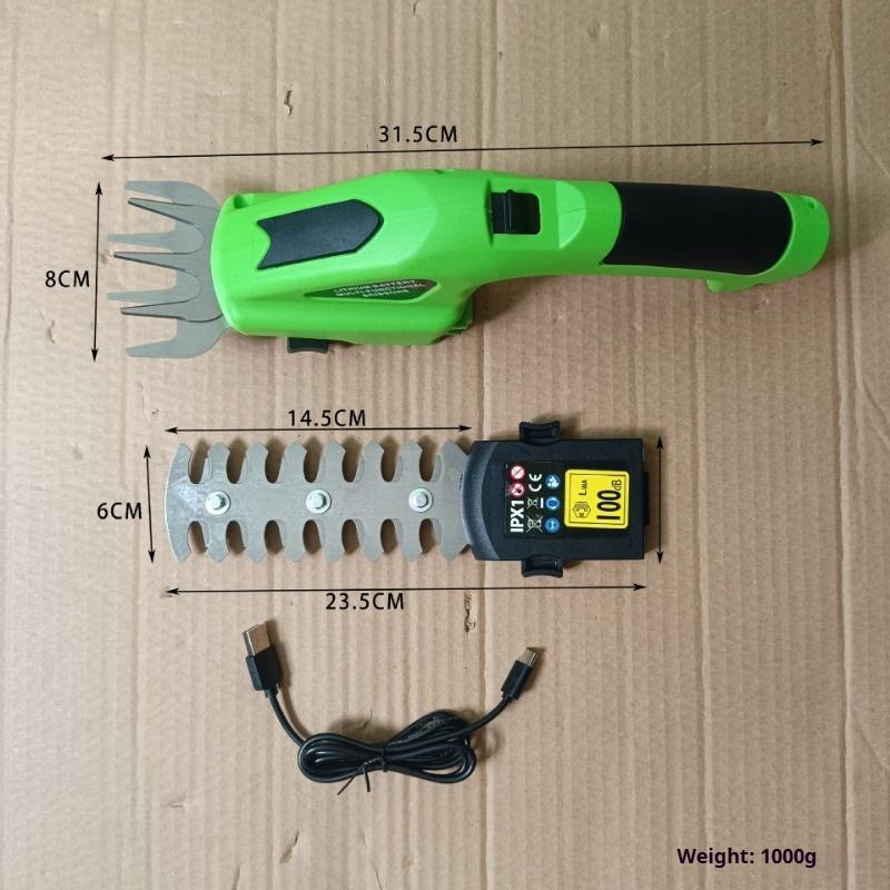 Hedge Trimmer Electric Small Home Lawn Mower Gardening Rechargeable Pruning Shears