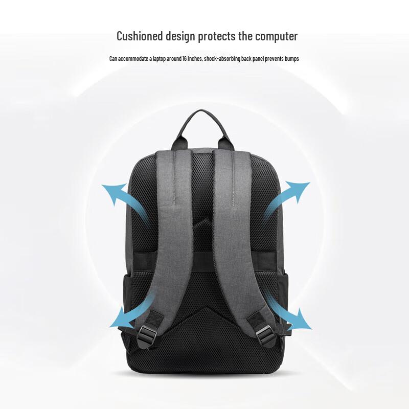 HP 16-inch Minimalist Grey Laptop Backpack
