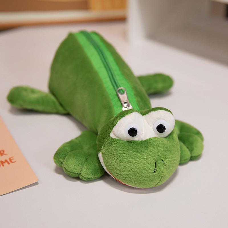 Plush Animal Pen Case With Large Capacity For Students And Office Supplies