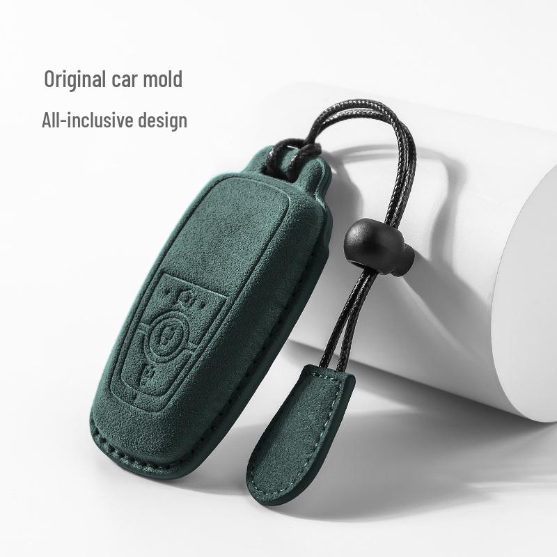 2022 Ford Territory Schlüsselhülle: Wildleder-Fernbedienungsschale mit Schnalle
