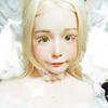 Yousheng Artificial Eyelashes Soft Comfortable To Wear Fiber Anime White False Eyelashes for Masquerade