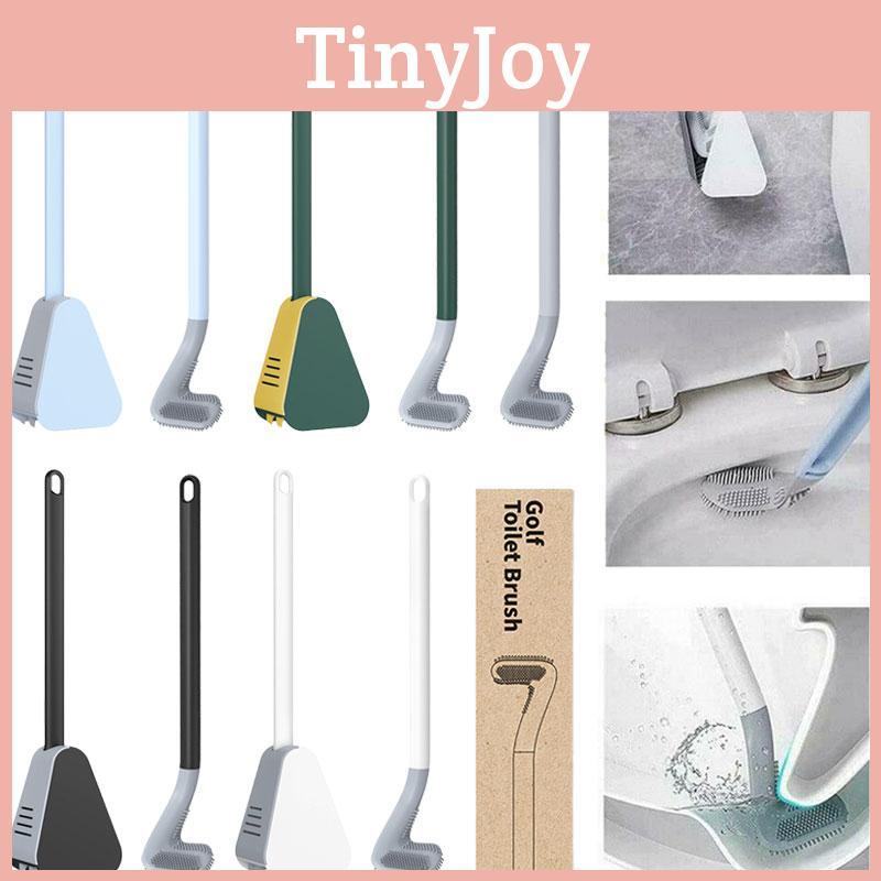 Silicone Toilet Golf Brushes With Holder Setclose Bathroom Cleaning Tools Soft