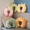 Ushaped Travel Pillow Cartoon Animal Neck Pillows for Travel Office Work Home