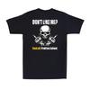 Magst du mich nicht? Fick dich. Problem gelöst. Lustiges Skelett Herren T-Shirt (auf der Rückseite)