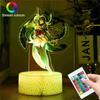 Anime Lamps Illusion Stitch LED Night Light with Remote Control Smart Touch Room Decor Lamp Valentine's Day Christmas Gifts
