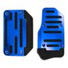 Universal Car Interior Parts Aluminum Automatic Gear Gas Brake Accelerator Non-Slip Foot Pedal Pad Cover Trim Blue/Red/Silver