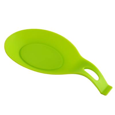 Silicone Heat Insulation Pad Kitchenware Pad Creative Soup Spoon Dish Pad Spoon Pad Spoon Holder Kitchen Gadget Tableware Anti-Scald Soup Spoon Pad