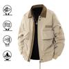 Men's Retro Pilot Lapel Jacket - Autumn Workwear Casual Style