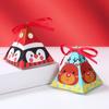 Forme Triangle Boîtes Triangulaires de Noël Boîte à Bonbons Ornement Design Décoration de Noël Boîte Décorative Emballage Cadeau