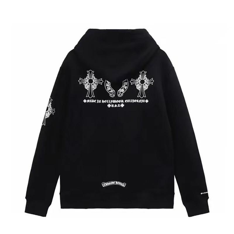 816 CHROME HEARTS 2026 Herbst und Winter Neu Übergröße Klassischer Stil Logo Kapuzenpullover, Geeignet für Paare zum Tragen