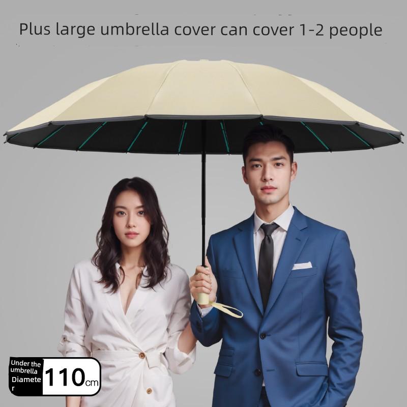 256-Bone Reverse Umbrella Automatic Extra Large UV Protection Rain Or Shine Dual-Use Wind-Resistant Bag Rainproof Self-opening Umbrella