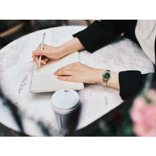 Coach Women's Elliot Watch, Green Dial, Stainless Steel Strap, 14504443 [Official Import]