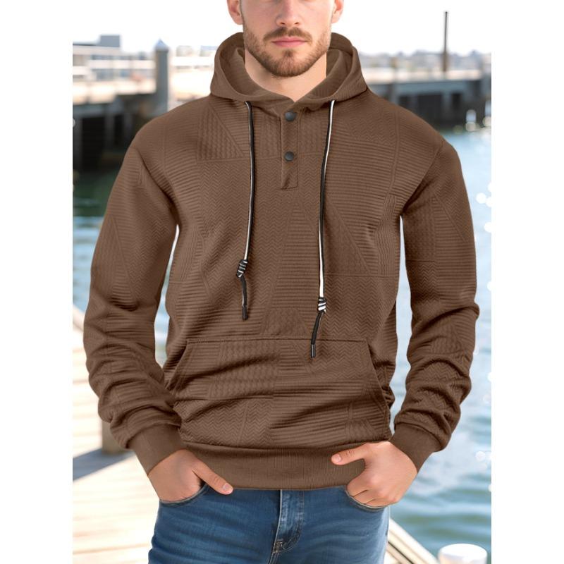

Spring and Autumn American Loose Casual Hoodie Long-sleeved Jacquard Sweatshirt for Men XXXL
