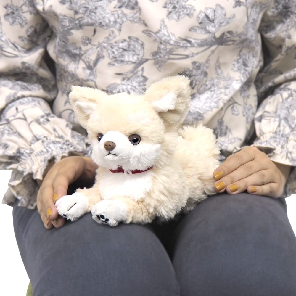 Pelúcia Animal Cão de Colo Chihuahua Limão Sol P-8062 Cachorro Fofo 14 x 26 x 13cm