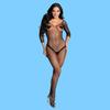Fishnet Bodystockings Crotchless Sexy Body Stockings Lingerie Women Hollow Transparent Underwear Erotic Apparel Black Tights