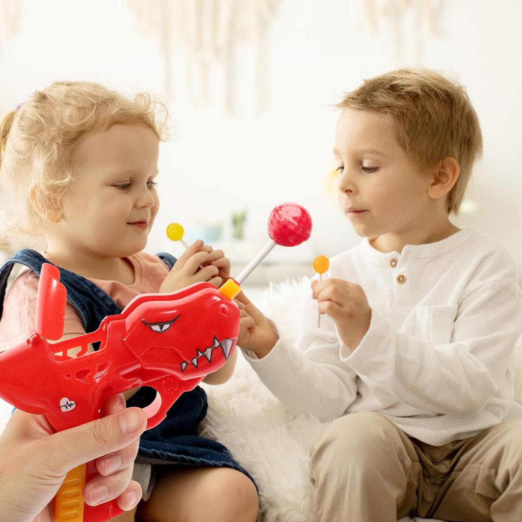 Cute Dinosaur Candy Lollipop Gun Sweet Toys for Kids Novelty Toy Sugar Storage Box for Children Funny Birthday Gift Cat Toys