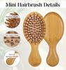 Bamboo Vent Hair Brush & Comb Painting Kit Eco-friendly DIY Gift for Home Use Child Crafts