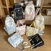 Schoolbag High value schoolbag Women's large capacity backpack Fashion new small fresh versatile backpack Pain bag Durable tutoring bag