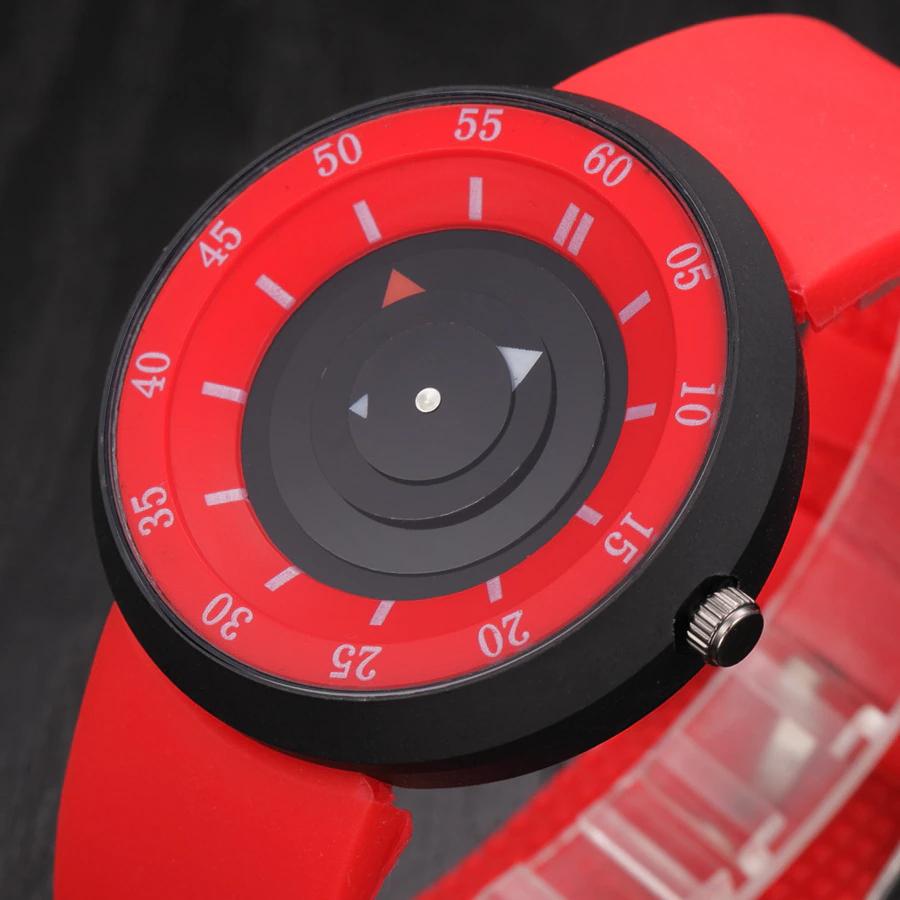 Fashion Trend Women's Watch Simple Creative Men's Watch Personality Sports Couple Watch Silicone Quartz Watch