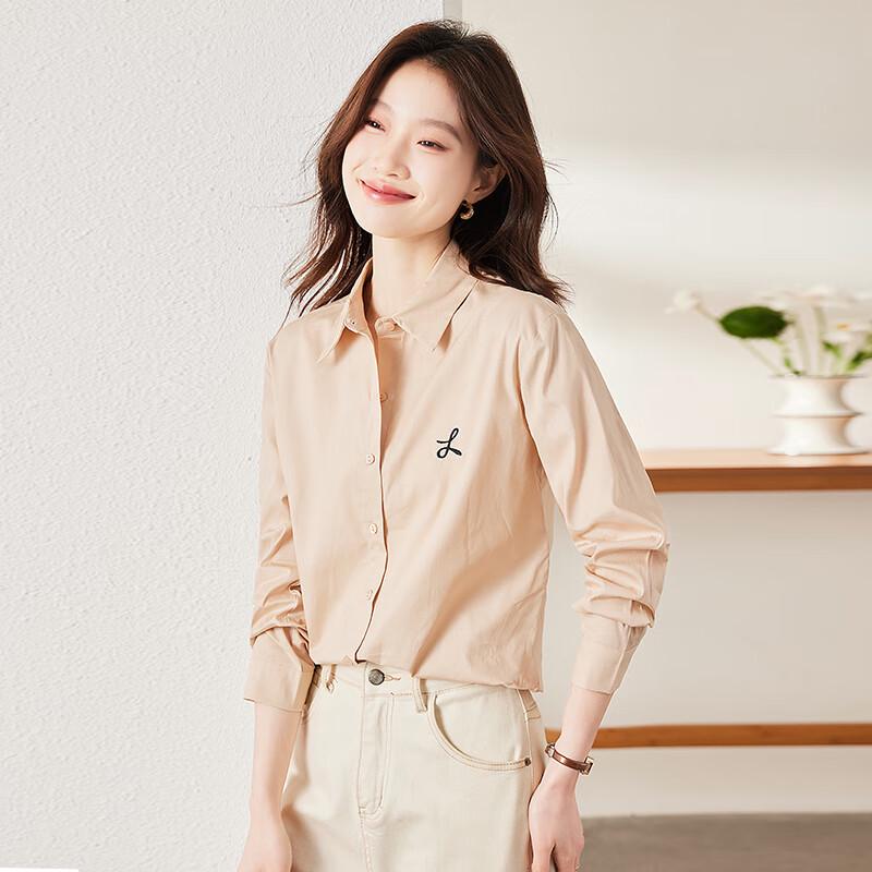 Trolman Women s Chic Loose Long Sleeve Shirt XL