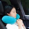 Super Light U-SHape Pillow Portable U Shape Neck Cushion Automatic Air Inflatable Pillow  Tourist
