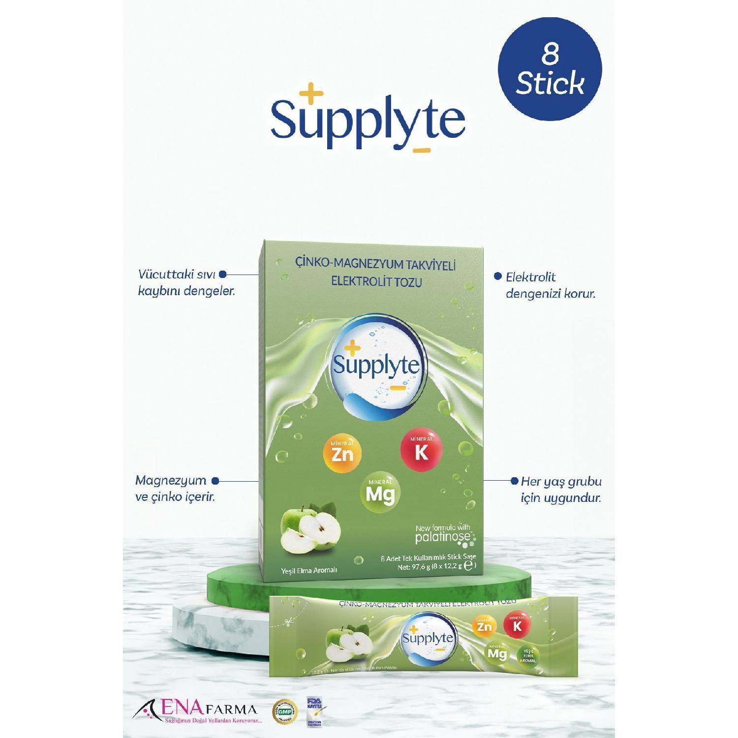 

Apple Flavored Electrolyte Powder 12 Gr 8 Pieces