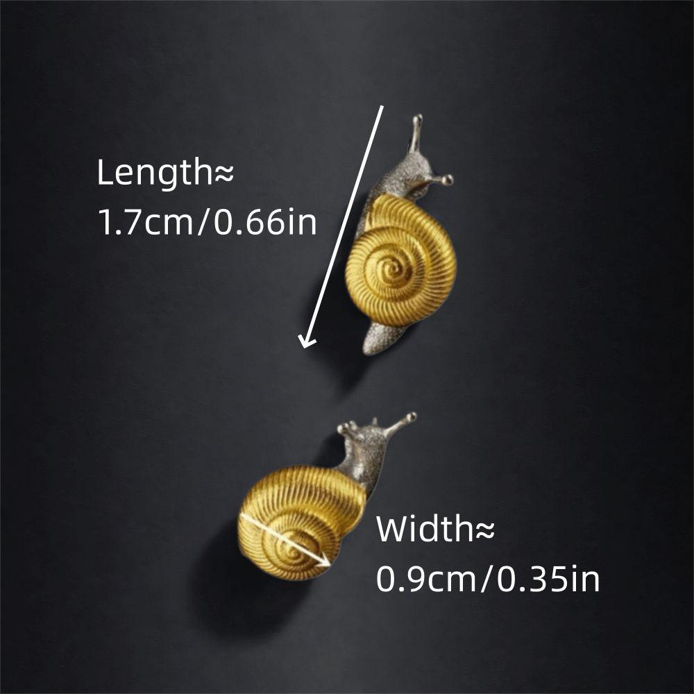 Stylish Snail Earrings Modern Fashion Accessories Unique Ear Studs