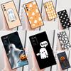 Cute Halloween Ghost Phone Case For Samsung Galaxy S24 Ultra S9 S10 S20 S21 S22 Plus S23 FE S25 Ultra Back Cover