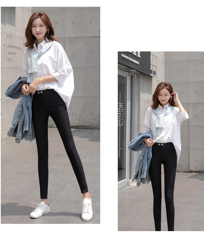 Hohe Taillen Dicke Schwarze Plus Size Leggings für Damen - Schlankmachende Skinny Hosen für Herbst/Winter