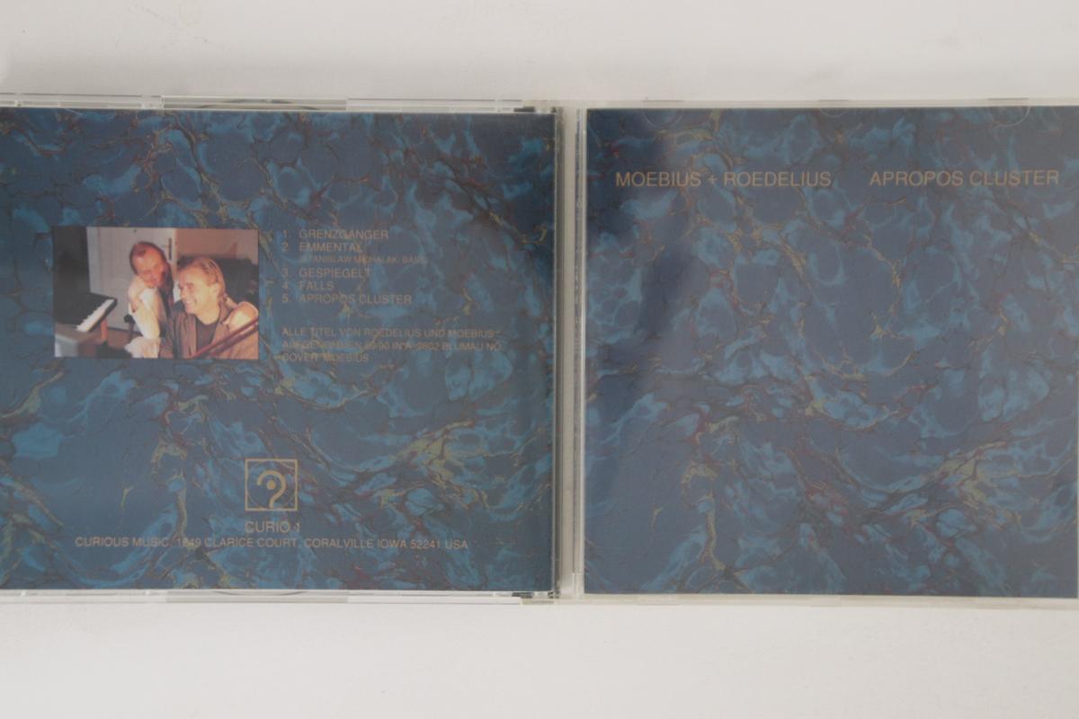 

CD MOEBIUS, ROEDELIUS - Apropos Cluster CURIO1 CURIOUS MUSIC 1990 US Rock Used