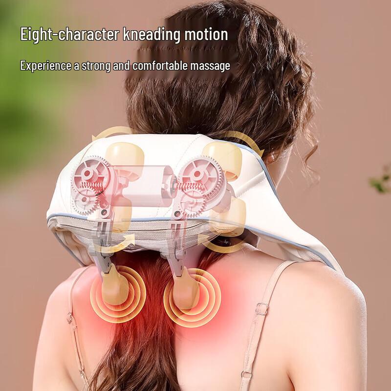 CHIGO 6D Imitation Hand Kneading Neck & Shoulder Massage Shawl CN plug (adapter included)