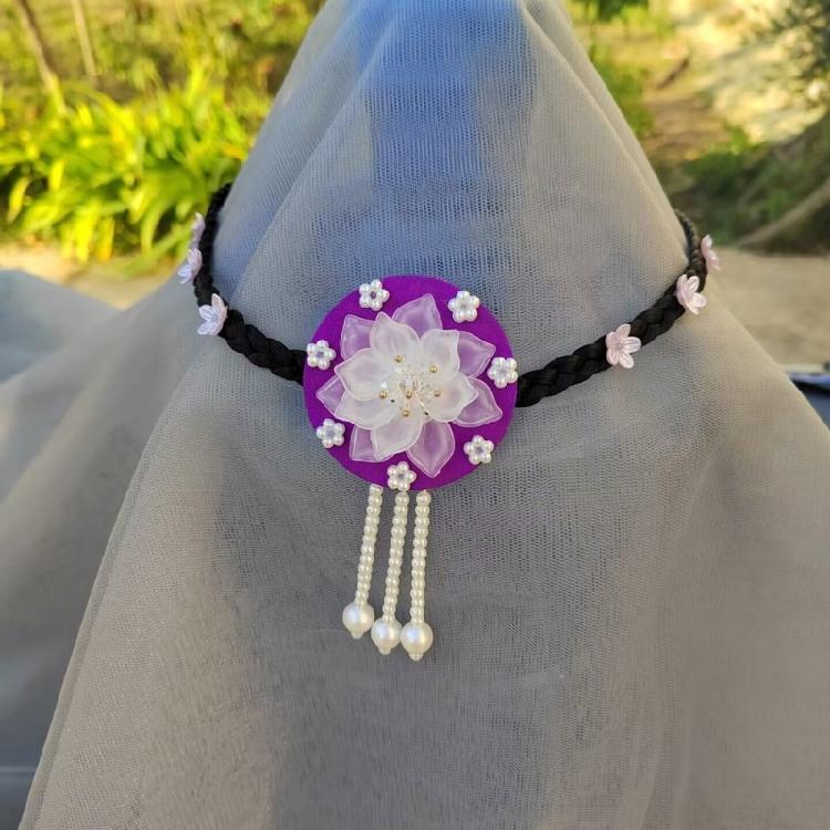 Handmade Hair Accessories Colorful Elegant Hairpin Traditional Headband Suitable for Youthful Performers At Any Occasion