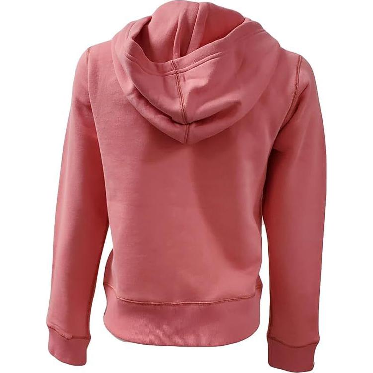 Polo Ralph Lauren Einfarbiger Hoodie mit kleinem Pony-Logo Reißverschluss-Sweatshirt Damen Sweatshirt Rosa 211841657-013