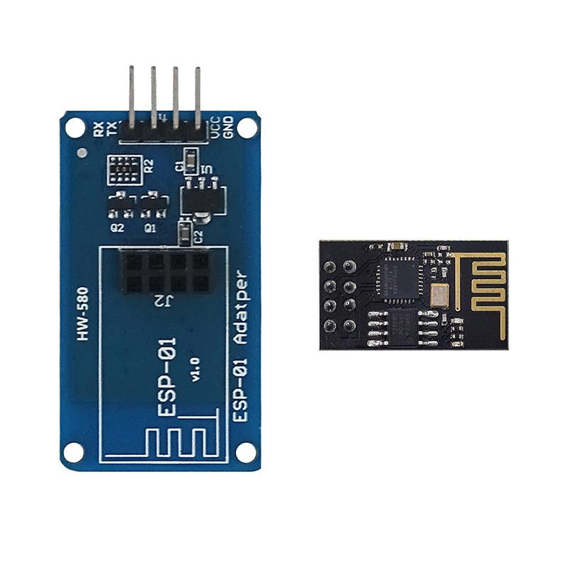 ESP8266 ESP-01 ESP01 Serial Wireless WIFI Module For Arduino Transceiver Receiver Adapter Board Raspberry Pi UNOR3 One 3.3V 5V