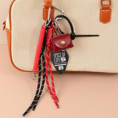 Damen Rucksack Anhänger Tasche Zubehör Niedliche Mini Tasche Anhänger Kleines Nylon Seil Handgemacht Handtasche Hängend