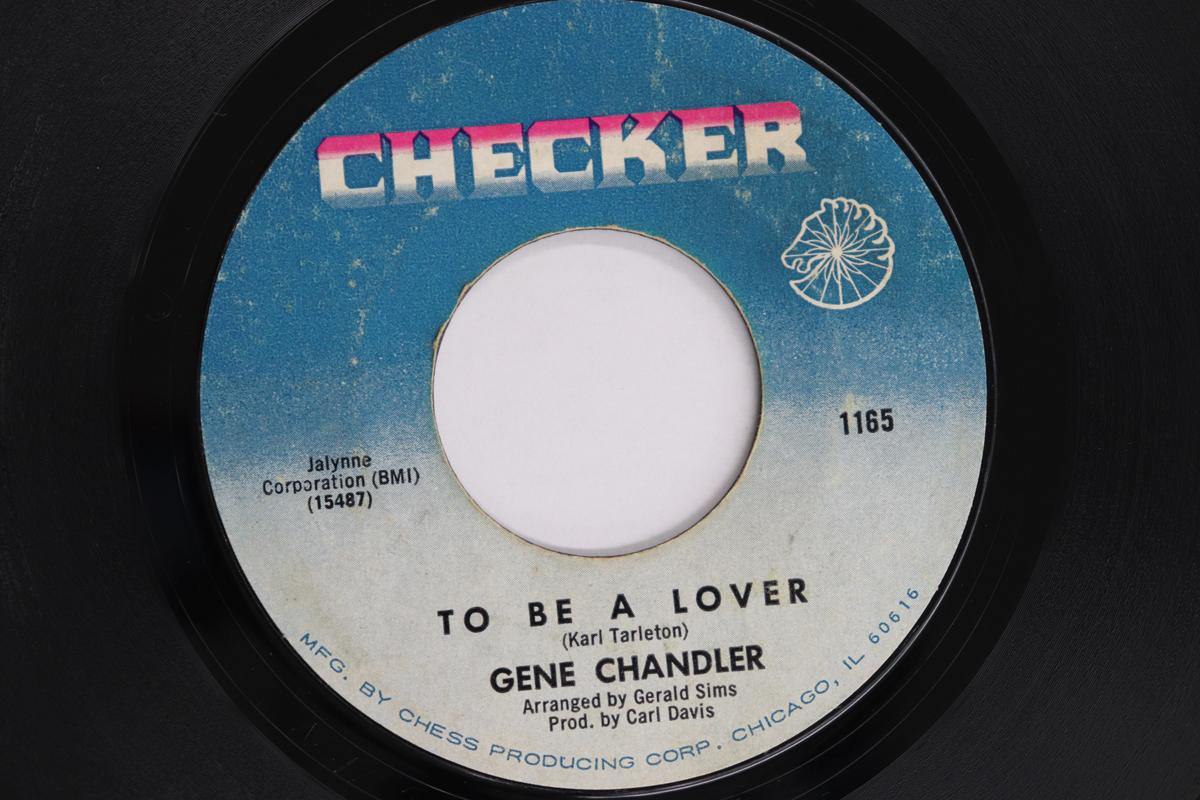 

7inch Record GENE CHANDLER - To Be A Lover / After The Laughter 1165 Checker 1967 US Soul/Funk Used