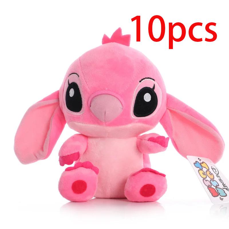 Genuine Stitch 25CM Plush Toy Kawaii Cartoon Cute Pillow Doll Anime Lilo Stitch Stuffed Toys Kids Birthday Gift
