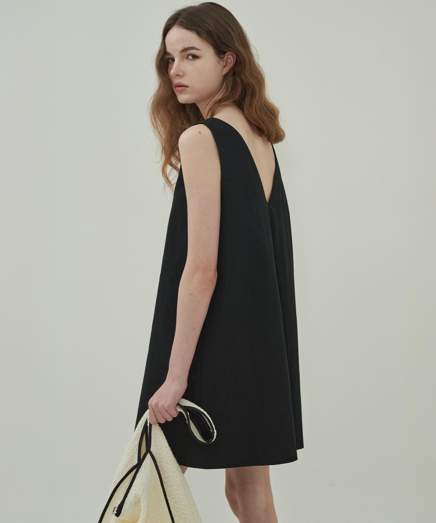 Mot Two-Way Mini Dress-Black