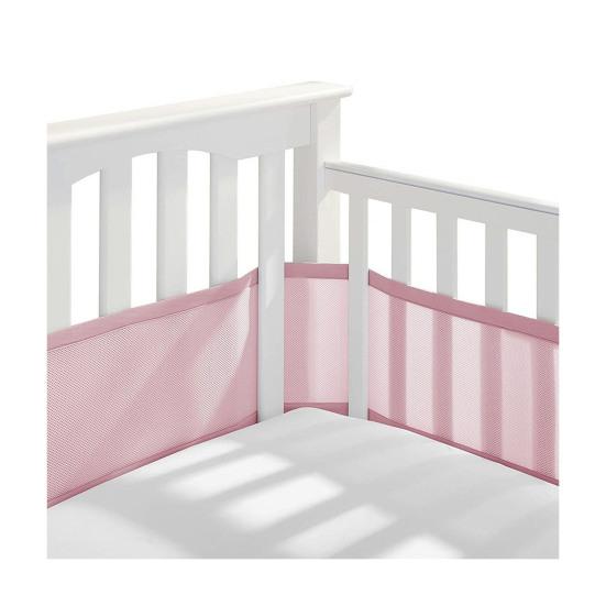 Bed Fence Set Keep Arm Legs Safe Crib Mesh Easy Installation Breathable Crib Guardrail Household Baby Products
