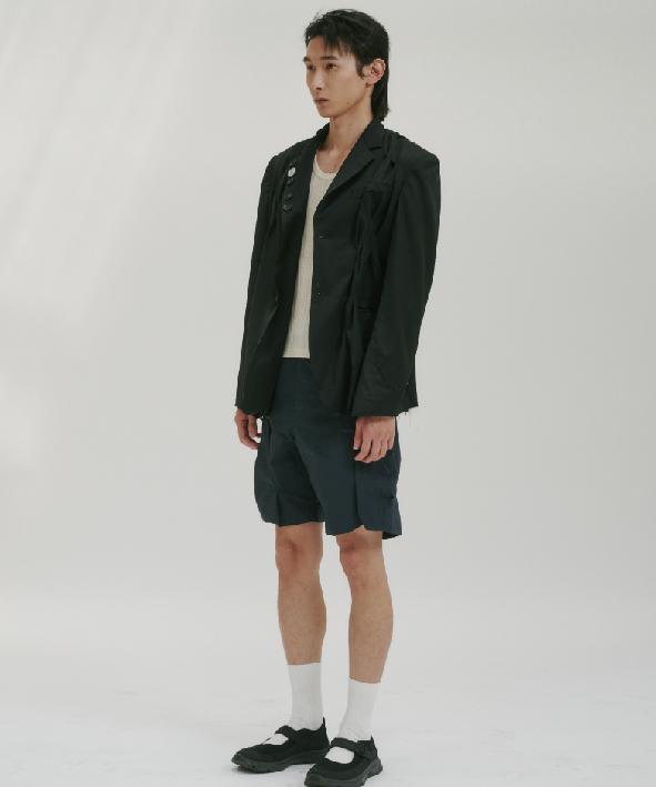 AEGO FREEDOM LAB Nip Summer Shorts_Navy