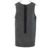 Lanvin Wool Blend No Sleeve V Neck One Piece 36 Gray Women Used
