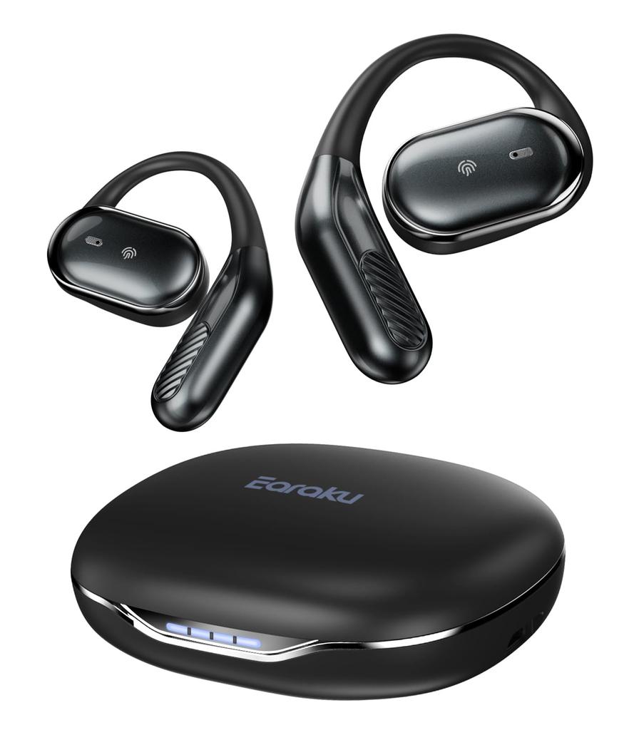 Told ki a határaidat zenével Earaku Sportee A809 Sport-specifikus nyitott fülkagylós vezeték nélküli fülhallgató Bluetooth-szal, fül fölötti kialakítással, kényelmes illeszkedéssel,