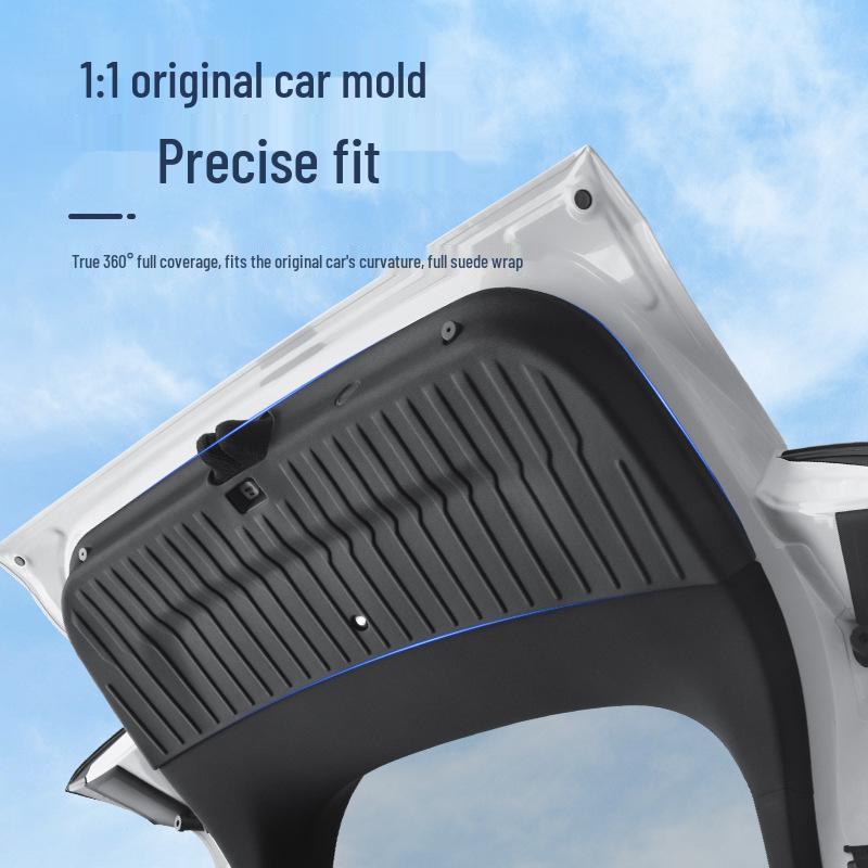 Tesla Model Y Six-Seat Tailgate Protection Pad - TPE Soft Rubber Trunk Guard