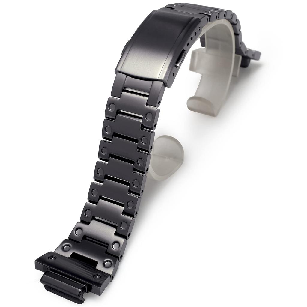 Korlexchi GM-2100 Metal Bracelet 316 Stainless Steel Quick-Release Watch Band Strap for Casio G-Shock GA-2100 GA-2110 Dark Silver 22mm