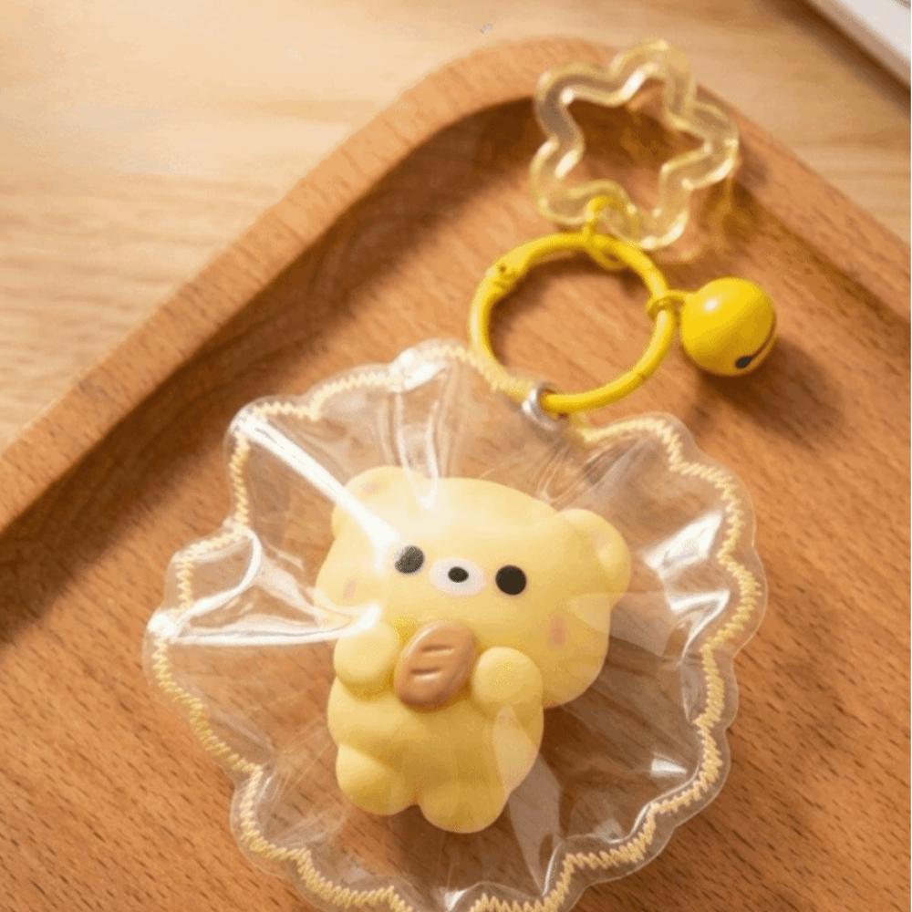 Food Grade Silicone Squeeze Toy Keyring Slow Rebound Fidget Toy Squishy Toy Keychain Desktop Decor