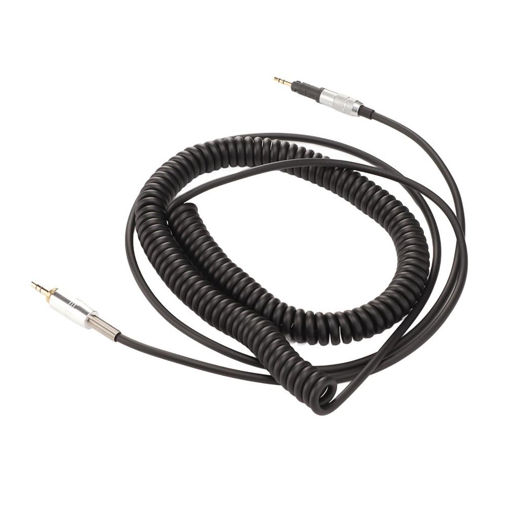 3.5mm To 2.5mm HiFi Coiled Cable for Sennheiser HD6 HD7 HD8 HD515 HD518 HD558 HD598 Home