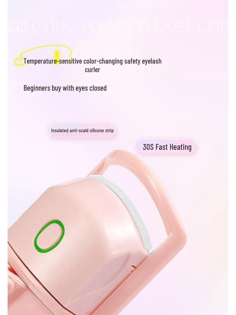 **"Newbie 0.8 to Hand Electric Heating Eyelash Curler - Portable and Efficient"**